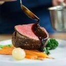 소고기 안심 스테이크 굽는법 요리 가니쉬 시즈닝 스테이크 굽기 이미지