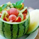 칼로리가 낮아 다이어트에 좋은 여름 수박요리 이미지