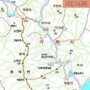 노자산, 가라산 등산지도, 산행지도, 산행코스, 등산코스 및 등산로입구 안내(거제) 이미지