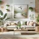 자연풍경 파스텔아트 이미지