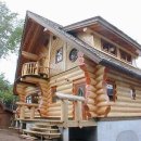 통나무집 이미지