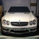 (끌어 올림)banz/sl55 amg/02년 독일직수(한성/kcc오토 정식등록)/148000km/화이트펄 사틴랩핑/무사고/가격조정2400 이미지