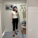 강남-159 | 신세계백화점 강남점 포유온 카프리 팬츠 피팅 후기