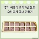 후기 이유식 오리고기 큐브 만들기