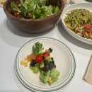 (주)콩앤별 | [망원동 맛집 양식] 그린앤피니_연어 샐러드, 바질 파스타 추천
