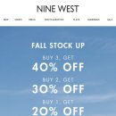 [나인웨스트] Fall Re-boot &amp; Up to 40% Off! 이미지