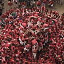 스페인 인간탑 쌓기 카스텔스(Castells) 축제 이미지