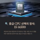 (온라인)컴퓨터 중급 | I5-14500, 멀티태스킹 성능까지 챙긴 중급 CPU 선택