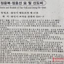 정윤복, 정호선묘 및 신도비 | 정윤복 정호선 묘