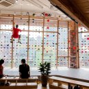 실내암벽장 이미지