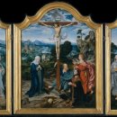 백합보육원 | 성인들과 후원자와 함께 있는 십자가 못 박히시는 그리스도 (1520) - 요스 반 클레브