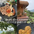 양지상점 | 충주 캠핑 바베큐장 추천! 몸만 가도 되는 숲속 힐링 고기집 <양지마을포레스트> 애견동반 가능한 맛집