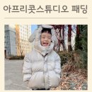 아프리콧스튜디오 토곰 유아패딩 사이즈 120 실버 후기