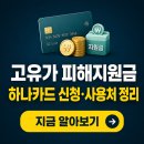고유가 피해지원금 하나카드 신청 후기, 정상등록 확인과 사용처 정리
