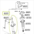 [ES330] 2004-2006 앞쪽 쇼크업소버 부품 및 KYB 부품 정보 (Lexus) 이미지