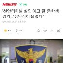 천안터미널 살인 예고 글' 중학생 검거…"장난삼아 올렸다" 이미지