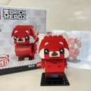브릭(BRICK) | 귀여운 인테리어소품 추천,레고 BRICK HEADZ 브릭헤즈 후기 (40798 터닝레드)