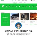 [기부천사] 해피빈 기부하기! 강원도 산불 피해ㅠ_ㅠ