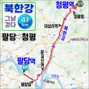 북한강 자전거도로(조안리, 조안초교 입구)[조안-2] | 🦍북한강 걷기 (팔당-청평)