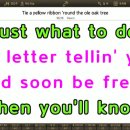 MR - Tie a yellow ribbon 'round the ole oak tree / Dawn 이미지