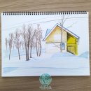 펜으로 그리는 힐링 스케치 이미지