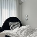 H1075 | 블랙 수납침대 추천! 룸앤홈 풀문 패브릭 침대 프레임(슈퍼싱글)