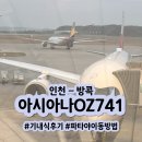 741 | 인천 - 방콕 아시아나 OZ741 기내식 후기 &amp; 파타야 이동 방법
