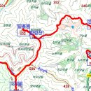 국사봉(극기봉592m).감람산(506m).일출봉(532m).깃대봉(385m).송여바우산(435m).앞산(348)/충남금산 이미지