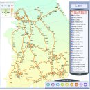 대한민국 고속도로 지도. / 전국 고속도로망과 도로번호 이미지