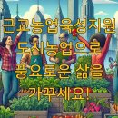 근교농업육성지원 도시농업으로 풍요로운 삶을 가꾸세요!