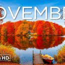 8K Beautiful Autumn in November - Peaceful Fall Landscapes with Vibrant ... 이미지