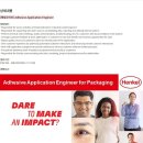 [헨켈코리아] Adhesive Application Engineer (~08/09) 이미지