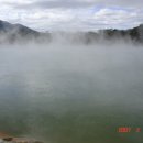 뉴질랜드 북섬 지열지대인 '아이오파푸' 화산지대 관광 이미지