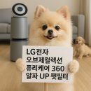 A+(알파 플러스) 펫라운지 | LG 퓨리케어 360 알파 UP, 펫 전용 필터 써보니 왜 이제 샀나 싶어요