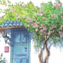 수채화 어반스케치 이미지