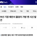 부산 기장 해안서 돌덩이 가방 멘 시신 발견 이미지