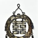 雙喜字(쌍희자)방짜놋쇠별쇠패 이미지