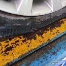 지호카센타 | 춘천 타이어. 타이어찢어짐 사고 미라타이어 교체 후기