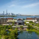 섬 호텔 이미지