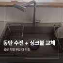 반도 | 동탄 수전 싱크볼 교체 월드매르디앙 반도유보라 작업 후기