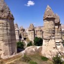 Türkiye (Cappadocia) 괴레메 지역 일명 ‘요정의 굴뚝’(fairy chimneys) 이미지