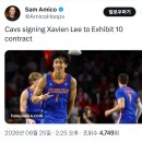 한국계 제이비언 리 NBA 클리블랜드 구단과 Exhibit 10 계약 체결 이미지