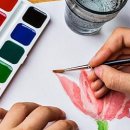 수채화로 감성 표현하기 이미지