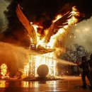 불로 봄을 맞이하는 스페인 발렌시아의 파야스 축제 이미지