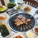 한내정육점 | 관광 마친 뒤 드넓은 주차장에 편하게 차 대고 들어간 이땅애 우리고기 청도본점 청도미나리삼겹살 후기