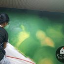 파동초등학교 | 파동초등학교 나무조형물 배경벽화 후기입니다.