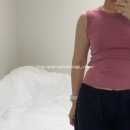 COTTON | [상품후기] 헤더먼트 jen cotton sleeveless | airy tee | 66사이즈 착샷