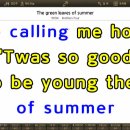 MR - The green leaver of summer / The Brothers 4 이미지