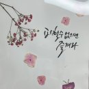 심리 힐링 압화 이미지