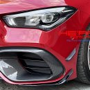 CLA45s 프론트 카나드윙 4pcs (애프터타입) 시공 이미지